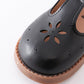 Black vintage appleseed mary jane shoes