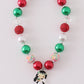 Christmas angel bubble necklace