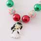 Christmas angel bubble necklace