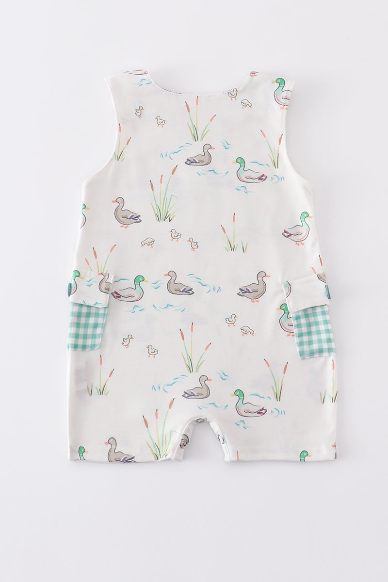 Duck print pocket boy jonjon