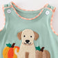 Green dog pumpkin french knot boy jonjon