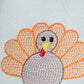 Green turkey embroidery boy top