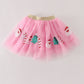 Pink christmas sequin tutu skirt