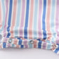 Blue stripe smocked strap girl bubble