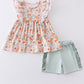 bunny carrot print girl set