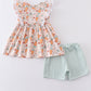 bunny carrot print girl set