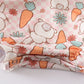 bunny carrot print girl bubble