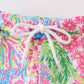 Pink tropical boy swim trunk