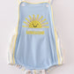 Blue you are my sunshine applique boy bubble