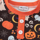 Orange halloween ruffle boy top