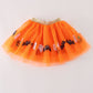 Orange halloween sequin tutu skirt