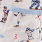 Baseball print boy pajamas set