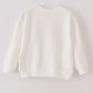 White mini embroidery mom&me sweatshirt