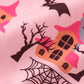 Pink halloween girl pajamas set