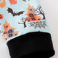 Blue halloween boy pajamas set