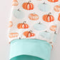 Pumkin print boy pajamas set