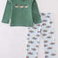 Forest duck french knot boy set