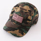 Camouflage flag vintage baseball cap mom & me