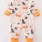 Halloween zip boy romper