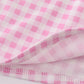 Pink golf embroidery gingham girl dress