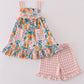 Citrus Bloom print girl set