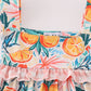 Citrus Bloom print girl dress