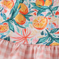 Citrus Bloom print girl dress