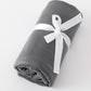 Charcoal baby bamboo swaddle blanket