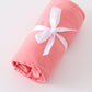 Pink baby bamboo swaddle blanket