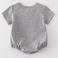 Gray blank basic t-shirt Adult Kids and baby bubble