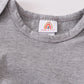 Gray blank basic t-shirt Adult Kids and baby bubble