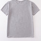 Gray blank basic t-shirt Adult Kids and baby bubble