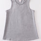 Heather grey blank basic kids teens adult tank top