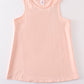 Peach blank basic kids teens adult tank top