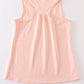 Peach blank basic kids teens adult tank top