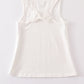 White blank basic kids teens adult tank top