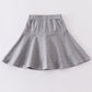 Gray basic skort