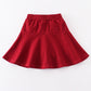 Maroon basic skort