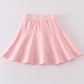 Pink basic skort