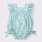 Green bow ruffle bubble