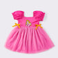 Pink princess tulle dress