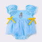 Blue princess tulle baby bubble