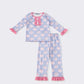 Pink pumpkin girl pajamas set