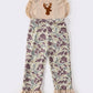 Camouflage deer embroidery girl jumpsuit