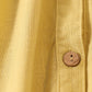 Lemon linen button dress