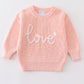 Hand made love sweater