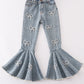 Blue pearl denim jeans