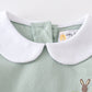 Premium Sage easter bunny embroidery boy top