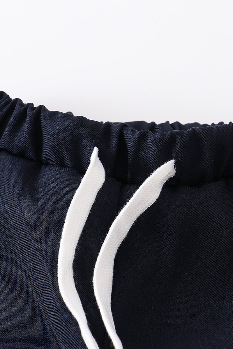 Premium navy pocket boy shorts