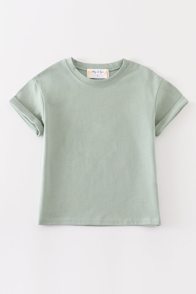 Premium Sage basic T-shirt